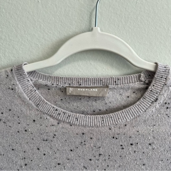 Everlane The 100% Cashmere Crew Neck Speckled Sweater Size Small - Picture 2 of 9
